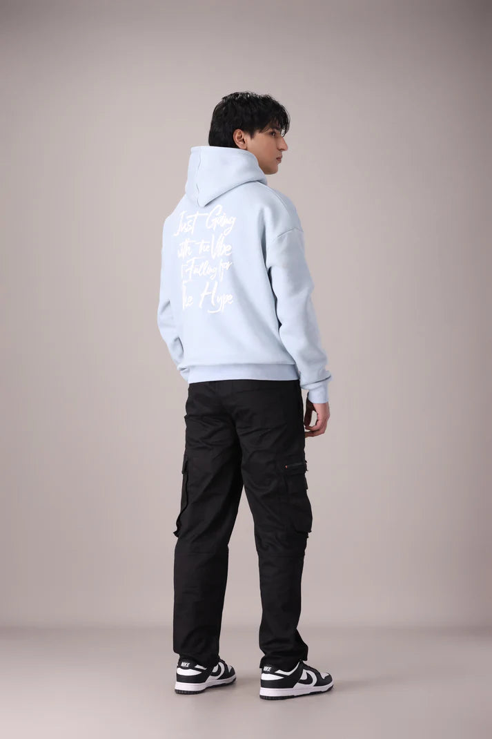 HYPE FREE BABY BLUE HOODIE